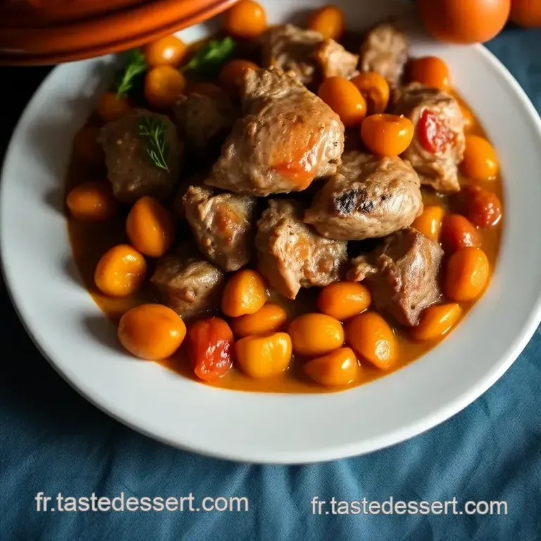 Tajine D agneau Aux Abricots : Un D&eacute;lice Marocain &Agrave; Tester ! presentation
