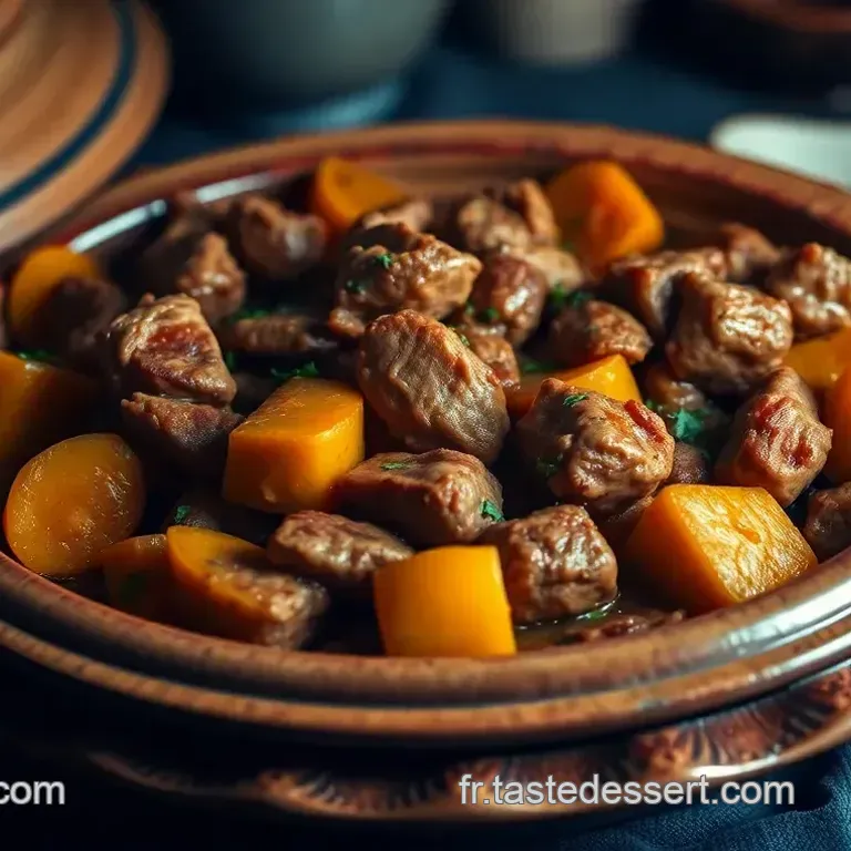 Tajine d Agneau aux Abricots: Une &Eacute;vasion Culinaires du Maroc