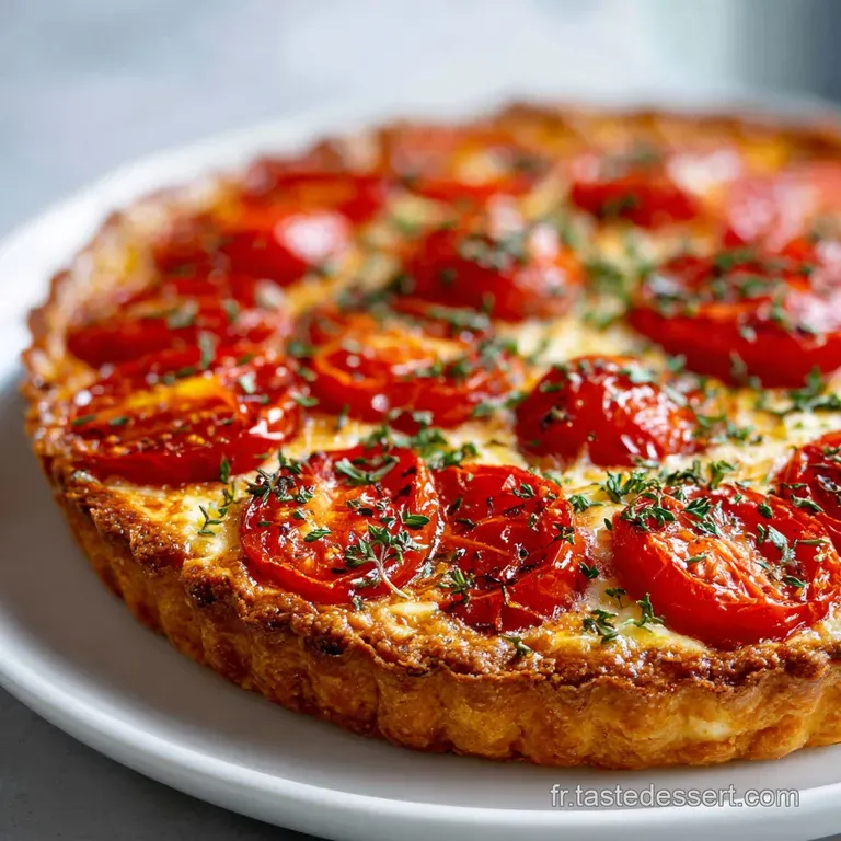 Tarte &agrave; la Tomate au Fond Croustillant