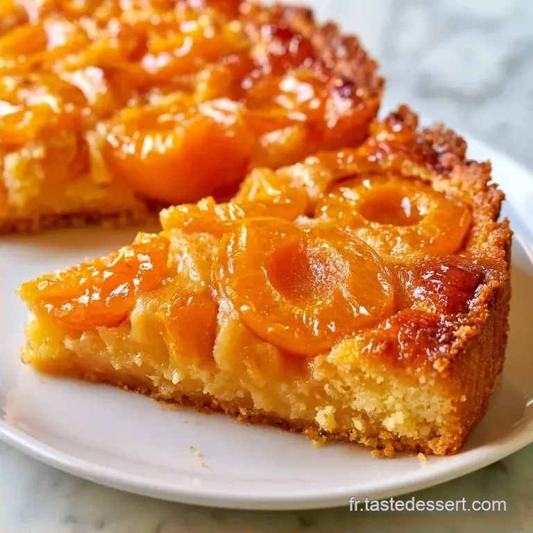 Tarte Abricot Amande et Cr&egrave;me P&acirc;tissi&egrave;re