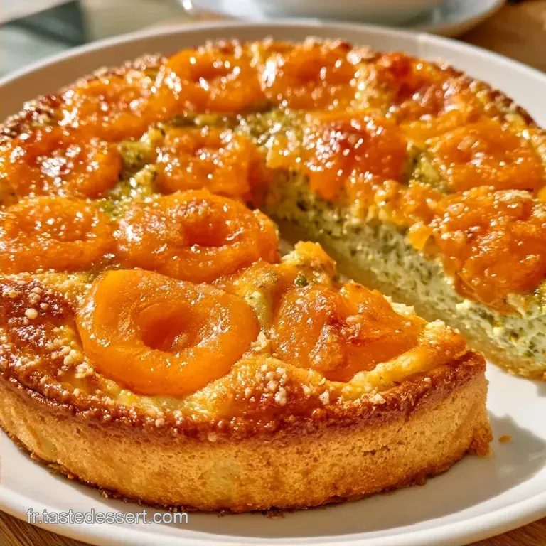 Tarte Abricots Pistache et Cr&egrave;me d Amande