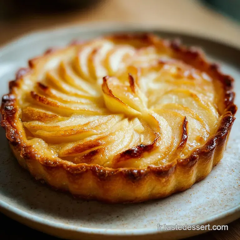 Tarte Aux Pommes Alsacienne Au Flan