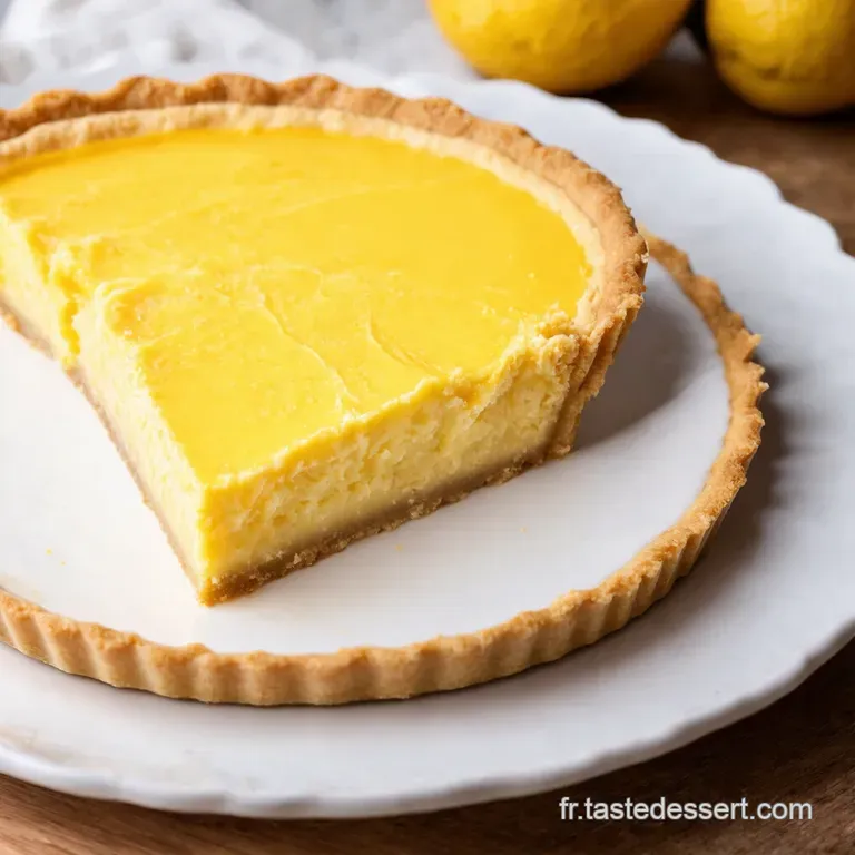 Tarte Au Citron Meringu&eacute;e V&eacute;gane Symphonie Acidul&eacute;e presentation