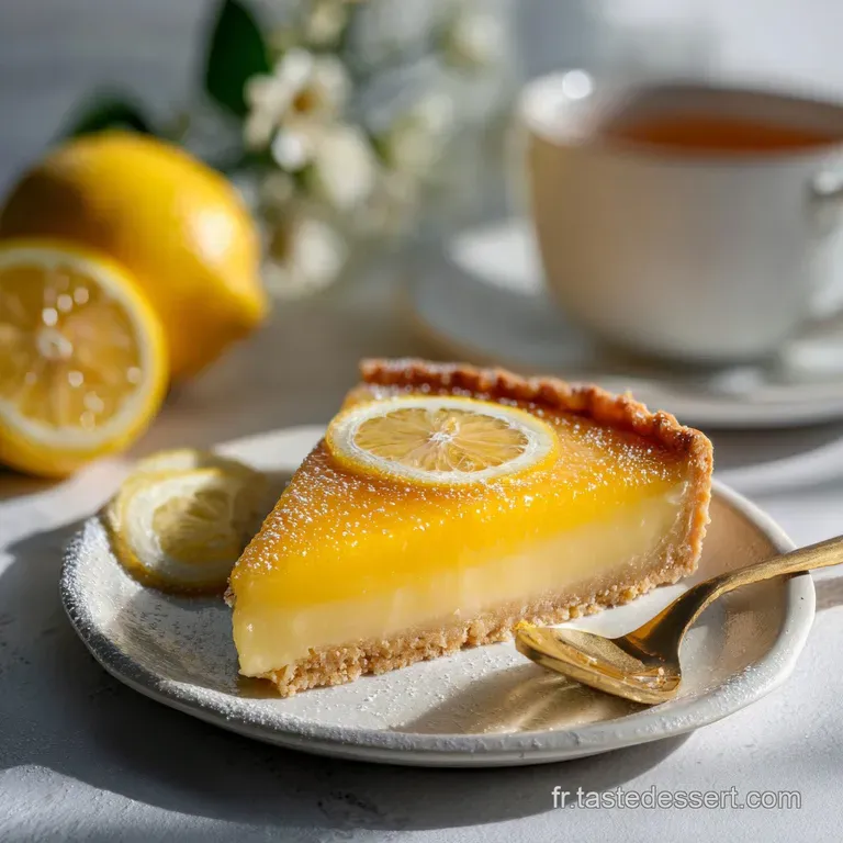 Tarte Au Citron Recette : L &Eacute;quilibre Parfait