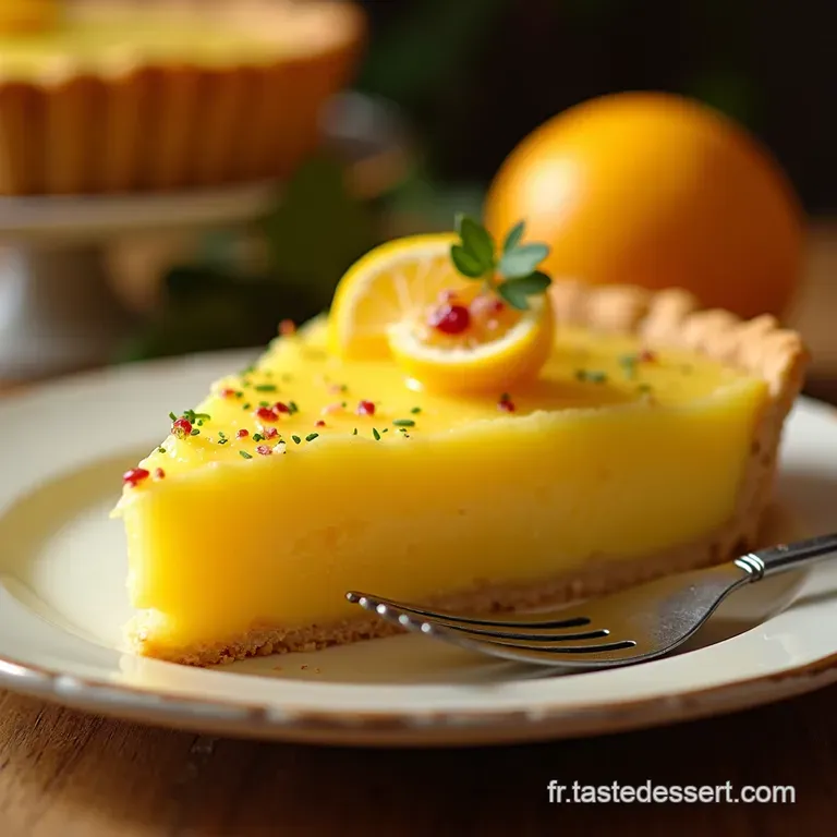 Tarte Au Citron Simple Un Go&ucirc;t Denfance presentation