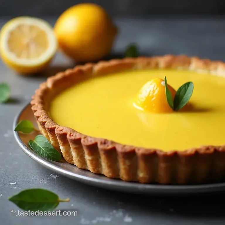 Tarte au Citron Simple Un Go&ucirc;t dEnfance