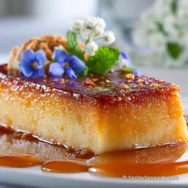 Tarte au Flan Vanille La Recette Traditionnelle et Cr&eacute;meuse