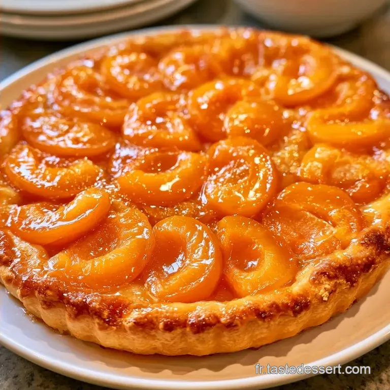 Tarte Aux Abricots au Fond Croquant