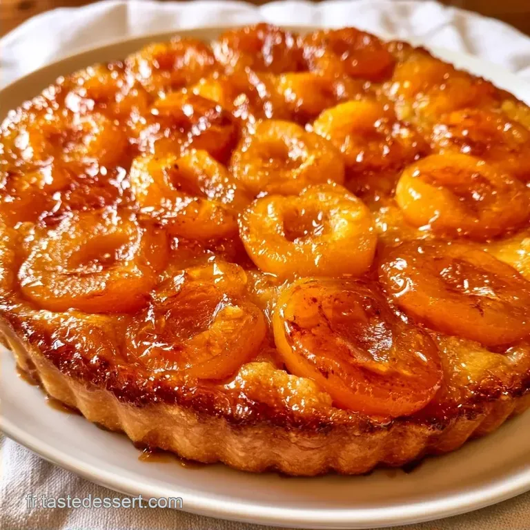 Tarte Aux Abricots Caram&eacute;lis&eacute;s