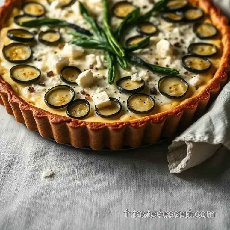 Tarte Aux &Eacute;pinards Et Ricotta Campagnarde presentation