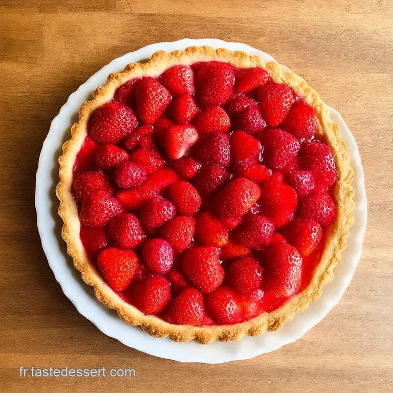 Tarte Aux Fraises a Parisian Classic presentation
