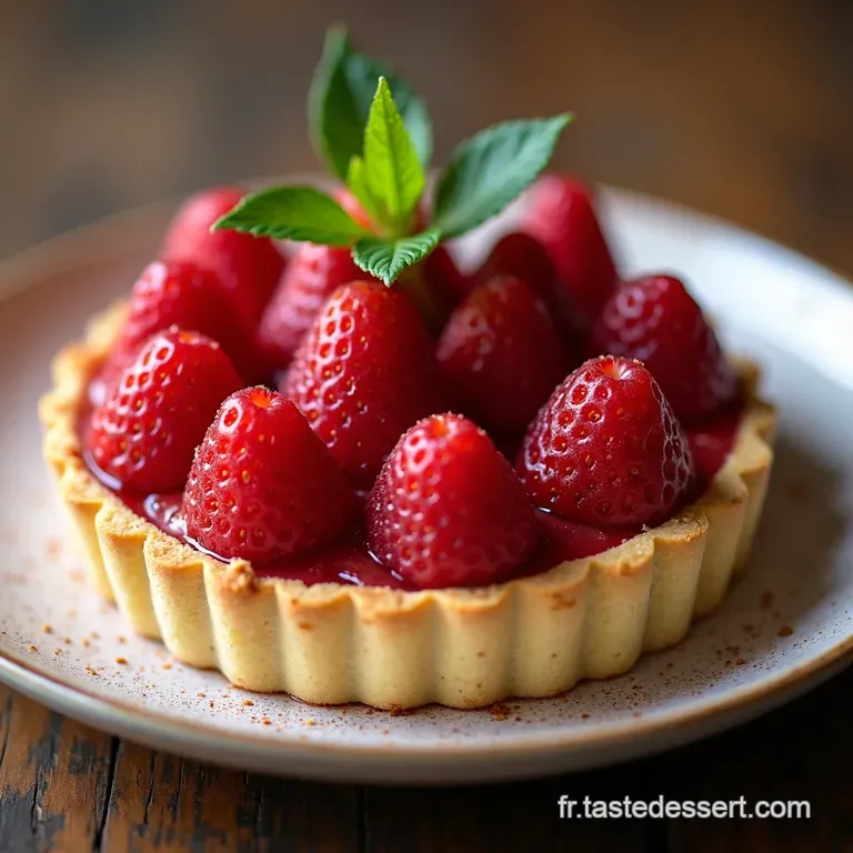 Tarte aux Fraises Express Un Petit Bonheur