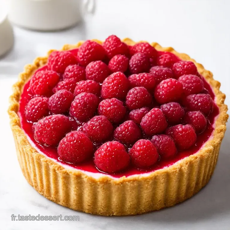 Tarte aux Framboises &Eacute;l&eacute;gante