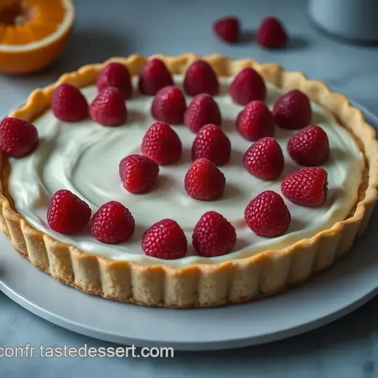 Tarte aux Framboises et Fromage Blanc: Un Classique d &Eacute;t&eacute;!