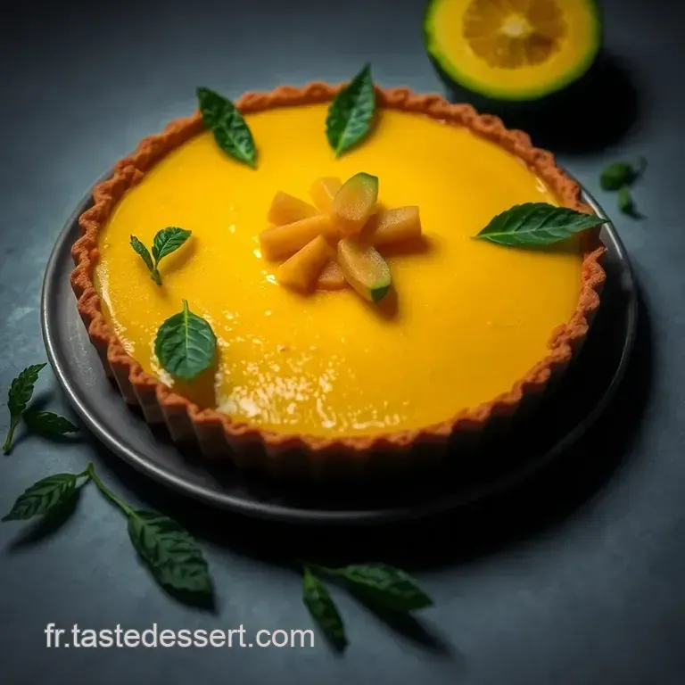 Tarte Aux Goyaviers Du Br&eacute;sil : Une Douceur Tropicale presentation