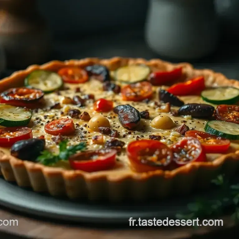 Tarte aux L&eacute;gumes du Jardin &agrave; la Proven&ccedil;ale