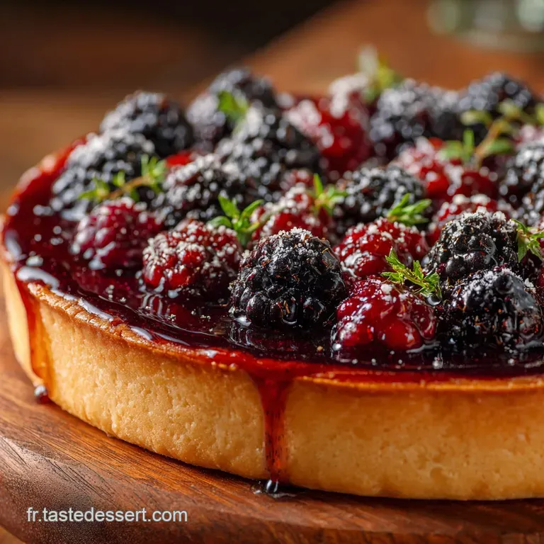 Tarte aux M&ucirc;res Rustique et Gourmande Le Tr&eacute;sor de la Fin d&Eacute;t&eacute;