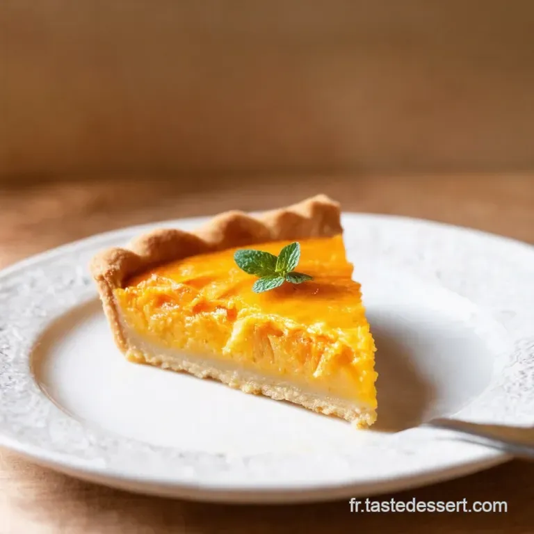 Tarte Aux P&ecirc;ches Inratable presentation