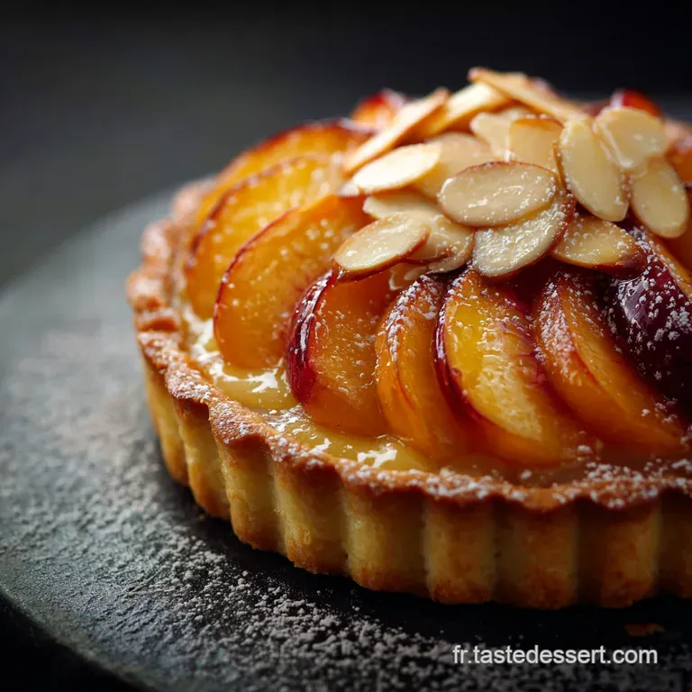 Tarte aux P&ecirc;ches d&Eacute;t&eacute; Le Secret de la P&acirc;te Sabl&eacute;e Croustillante