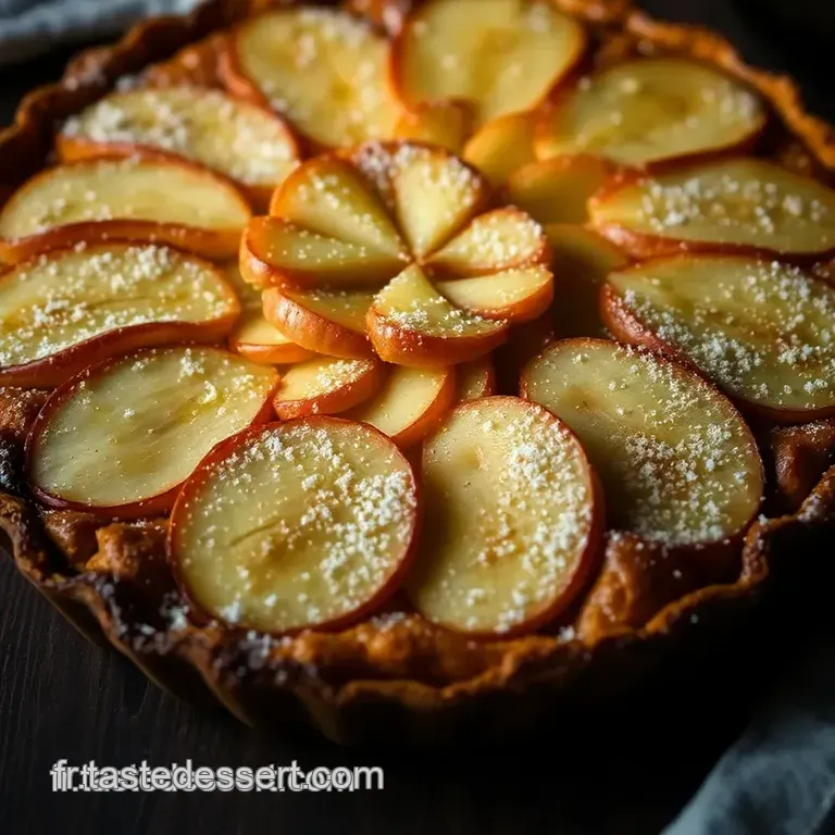 Tarte Aux Pommes De Grand-M&egrave;re presentation