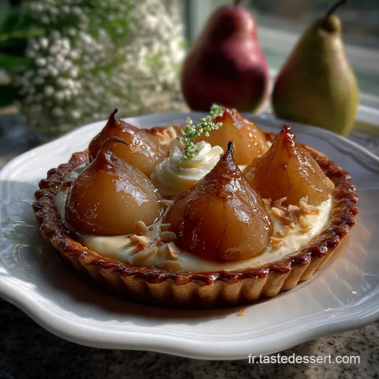 Tarte Bourdaloue Llgance Des Poires Sur: Ma&icirc;trisez L amande presentation