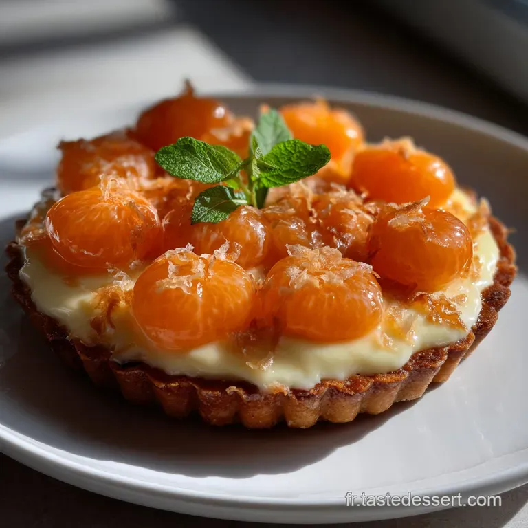 Tarte La Brousse Et Clmentine Corse : L&eacute;quilibre Parfait presentation