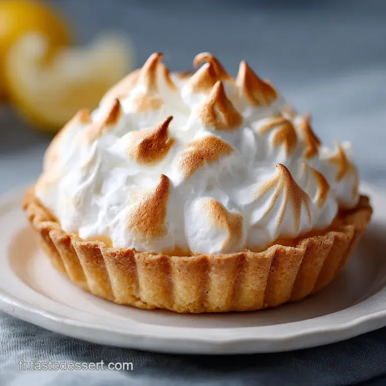 Recette Tarte au Citron Facile et L&eacute;g&egrave;re Meringu&eacute;e