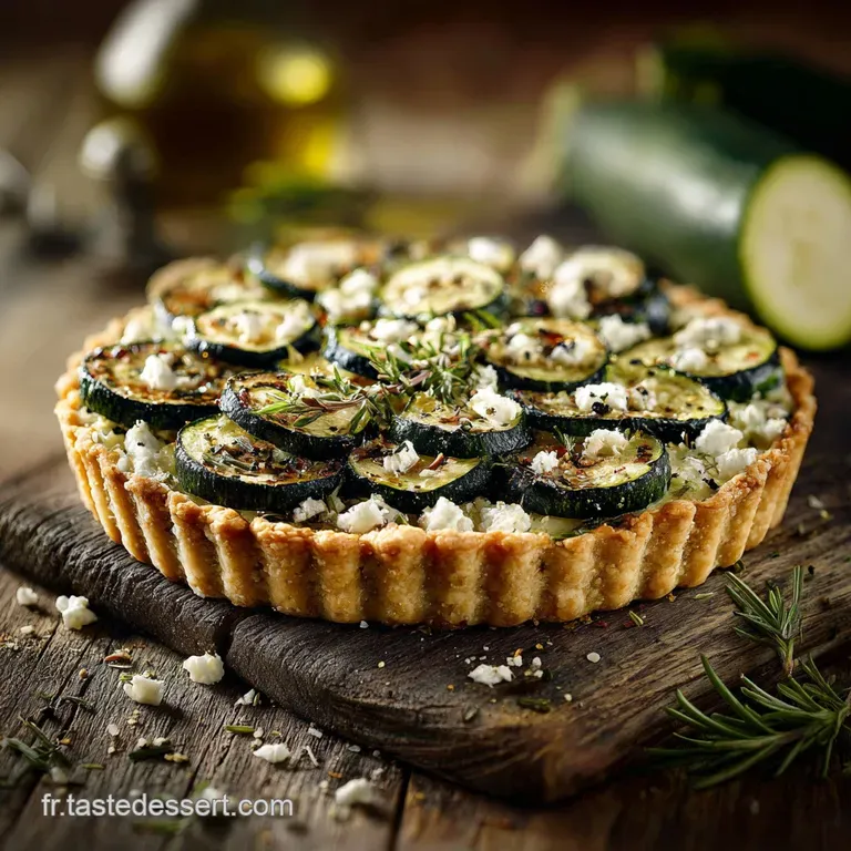 Tarte Sale Courgettes Feta : Recette Printani&egrave;re et Savoureuse