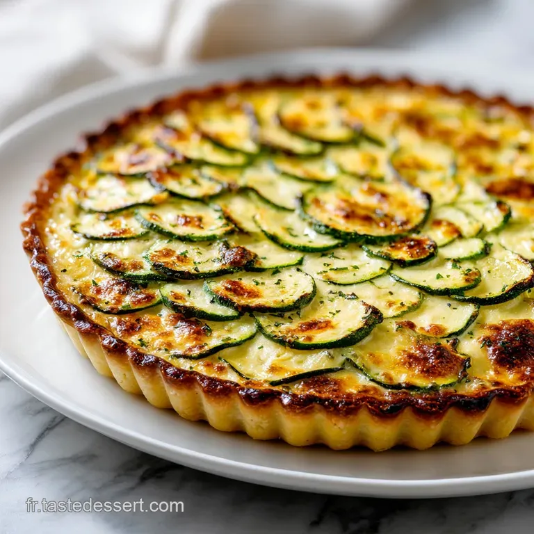 Tarte aux Courgettes et Moutarde de Dijon