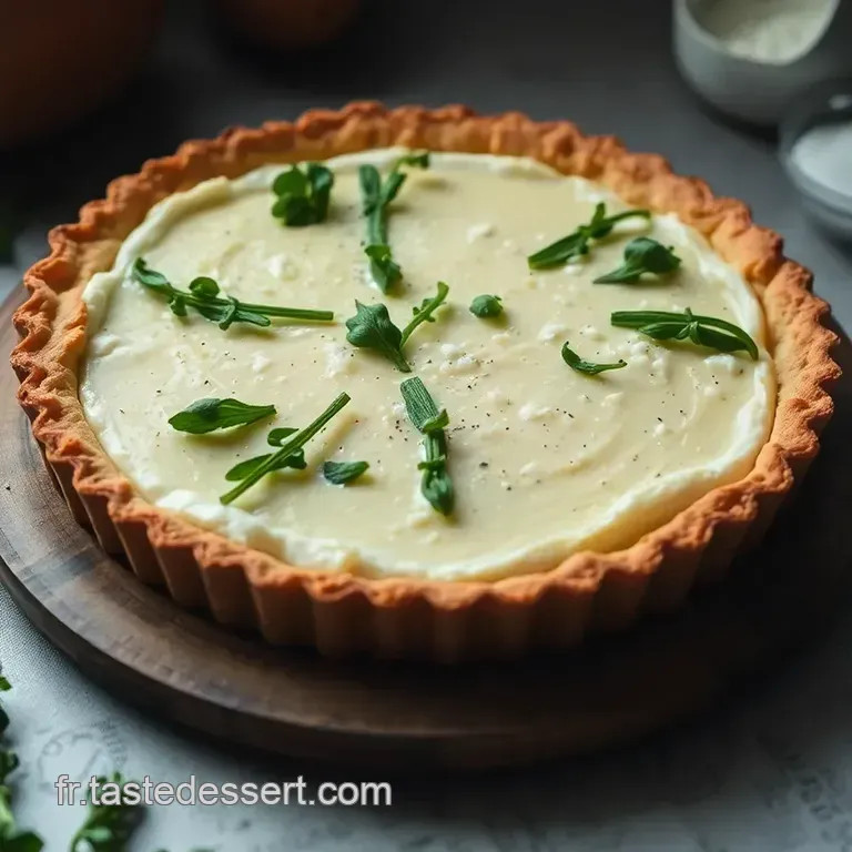 Tarte D &eacute;pinards Et Ricotta : Une D&eacute;licieuse &Eacute;vasion V&eacute;g&eacute;tale presentation
