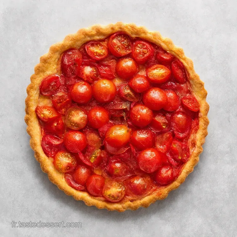 Tarte Estivale Cherry Tomato Radish Parsley Pesto Tart