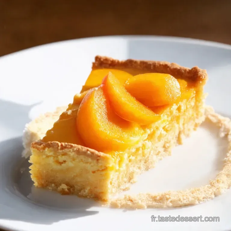 Tarte Fine aux Abricots et Amandes Un Go&ucirc;t de Soleil