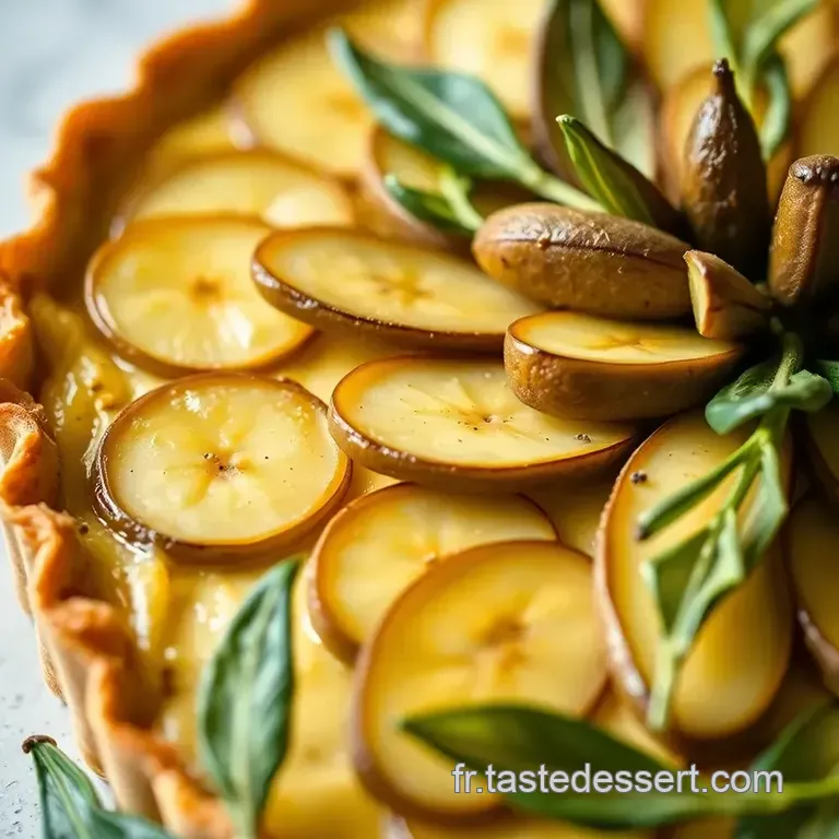 Tarte Fine Aux &Eacute;pinards Et &Agrave; La Ricotta presentation