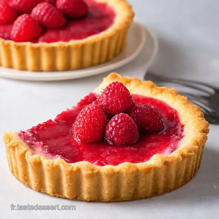 Tarte Fine aux Framboises