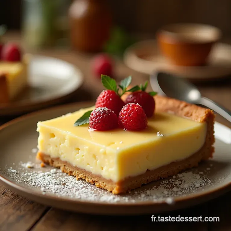 La Tarte Au Fromage Blanc De Nos Grandsm&egrave;res L&eacute;quilibre Parfait Entre L&eacute;g&egrave;ret&eacute; Et Gourmandise presentation