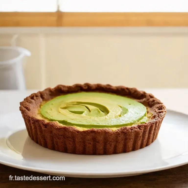 Tarte Mousse Chocolat Avocat Sans Cuisson Un D&eacute;lice Surprenant presentation