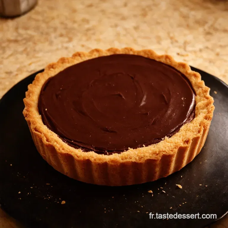 Tarte Noix De Coco Chocolat Un Voyage Gourmand Aux Tropiques presentation