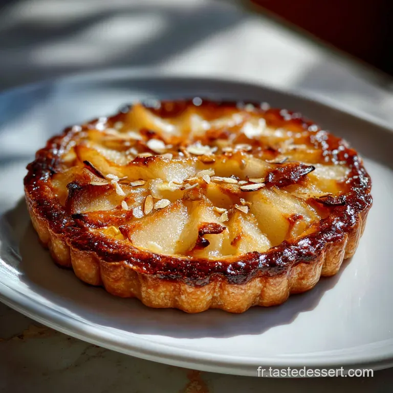 Tarte Poire Amande Classique