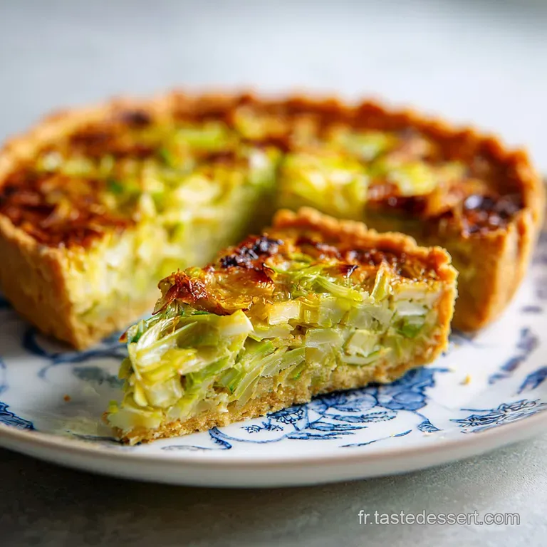 Tarte Aux Poireaux Grand-M&egrave;re Fondante
