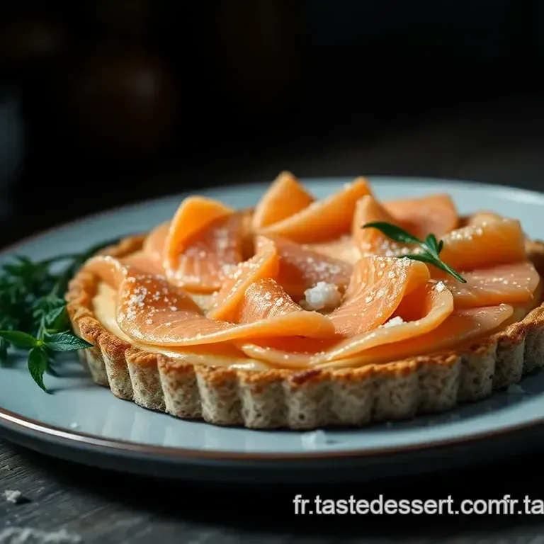 Tarte poireaux saumon &agrave; la cr&egrave;me onctueuse &ndash; le mariage savoureux du terroir et de la mer