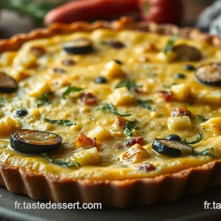 Tarte Proven&ccedil;ale aux L&eacute;gumes du Soleil et Ch&egrave;vre Frais