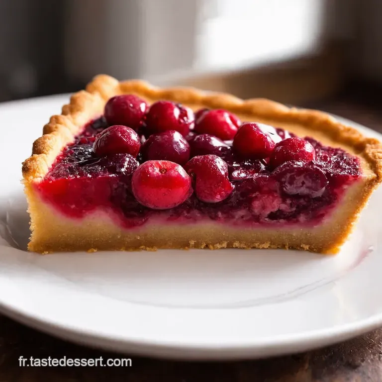 Tarte Rustique Aux Cerises Le P&eacute;ch&eacute; Mignon De L&eacute;t&eacute; presentation