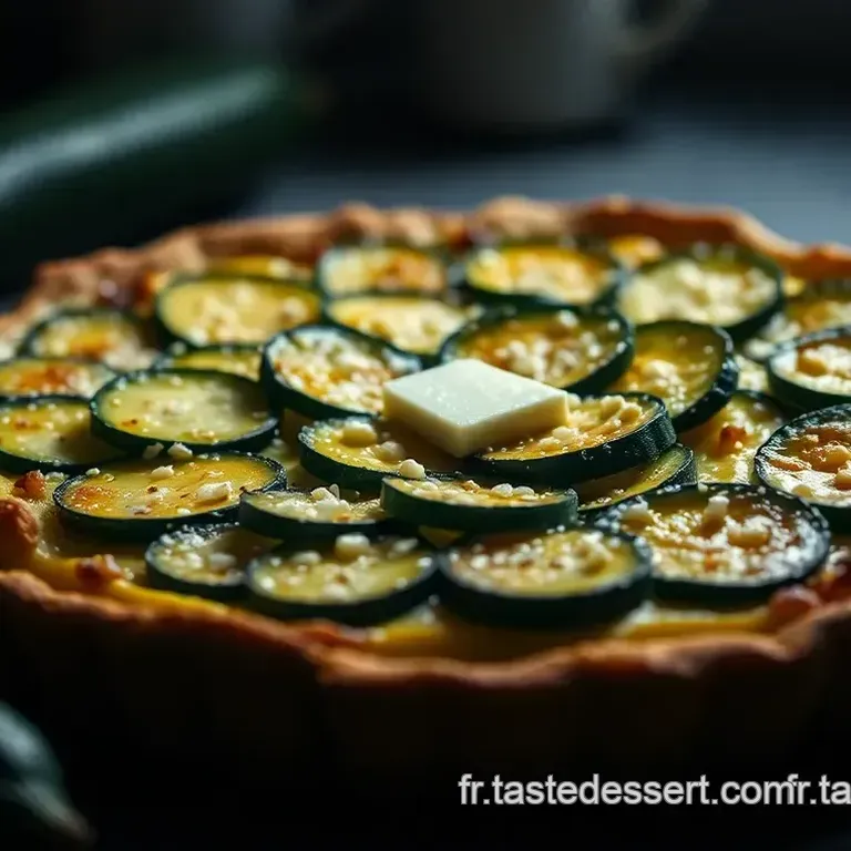 Tarte Rustique Courgette et Ch&egrave;vre: Un Air de Provence
