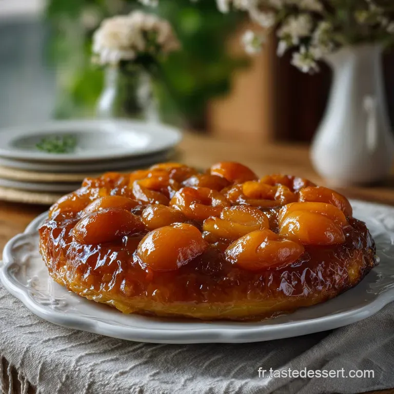 La Tarte Tatin Aux Abricots Facile et Rapide