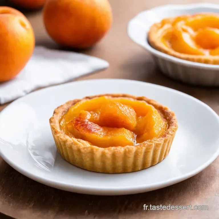 Tarte Tatin Aux Abricots Soleil En Bouche presentation