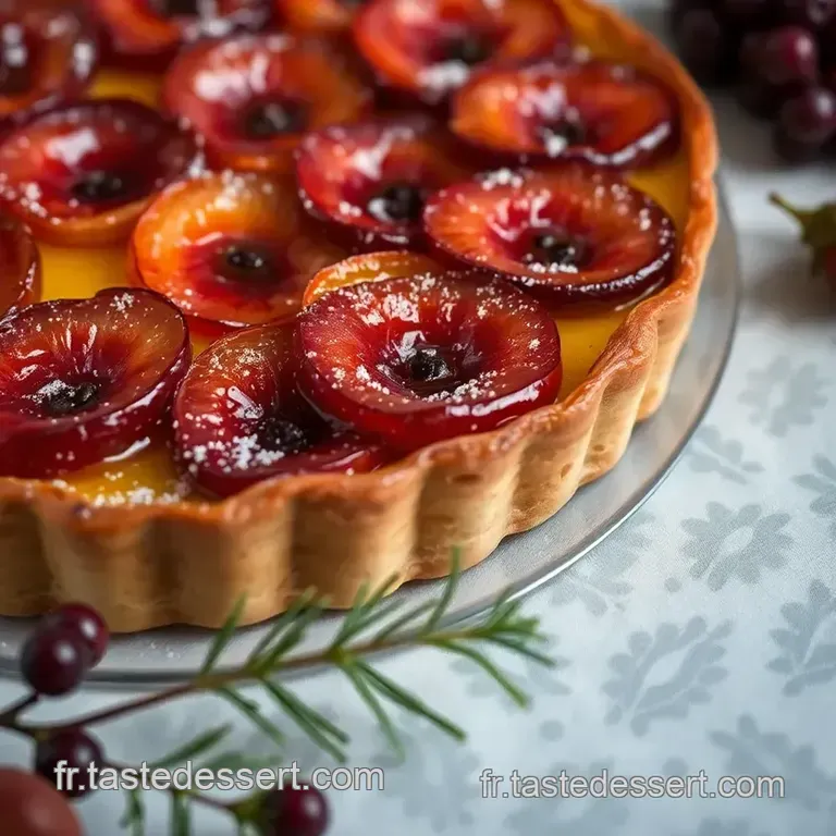 Tarte Tatin Aux Fruits D hiver presentation