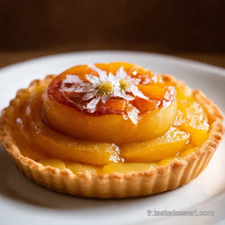 Tarte Tatin Pommes Et Fleur De Sel presentation