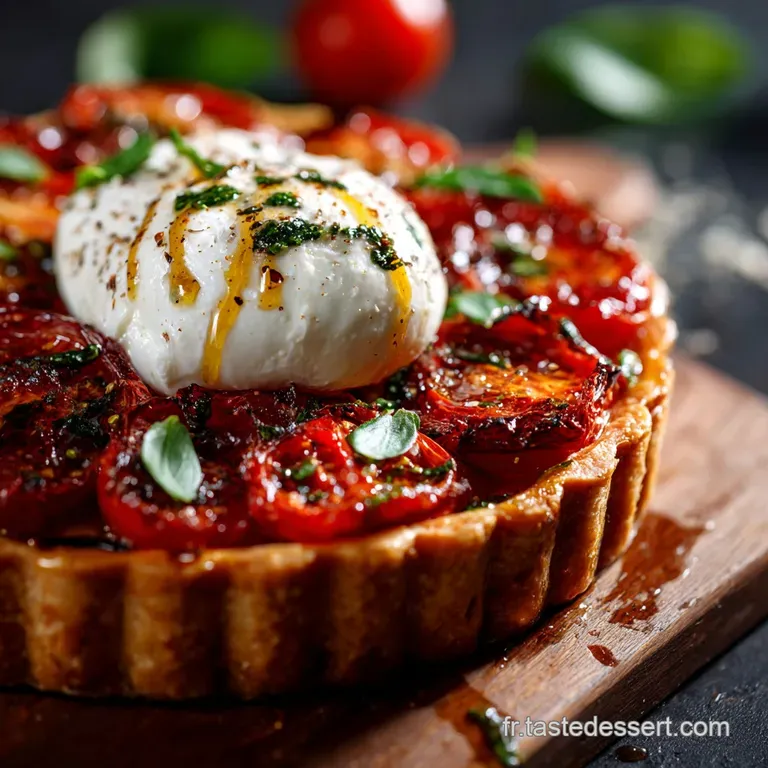 Tarte Tomate Burrata Basilic Proven&ccedil;ale Estivale