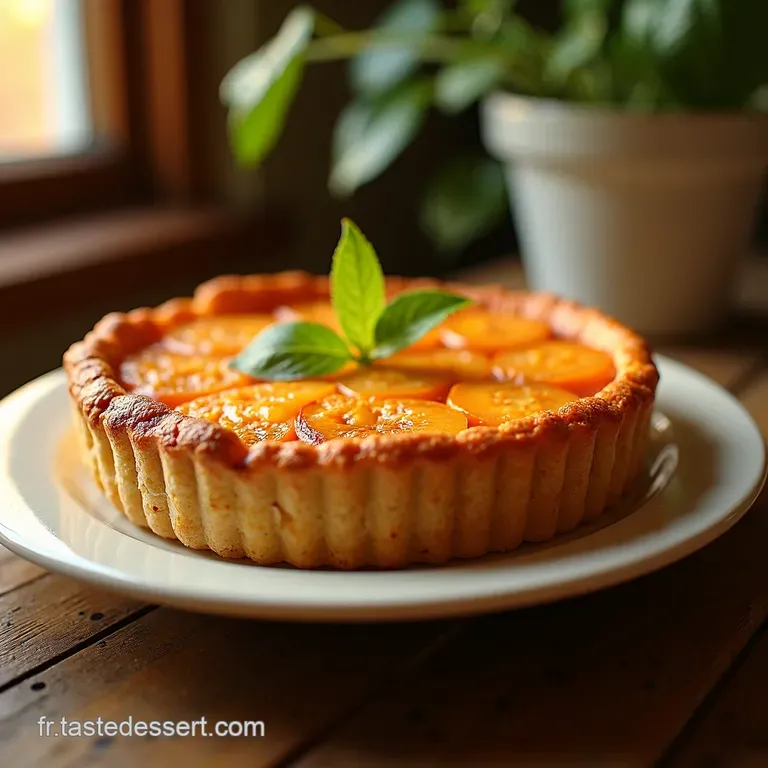 Tarte Trop&eacute;zienne V&eacute;gane Un Voyage Ensoleill&eacute; presentation