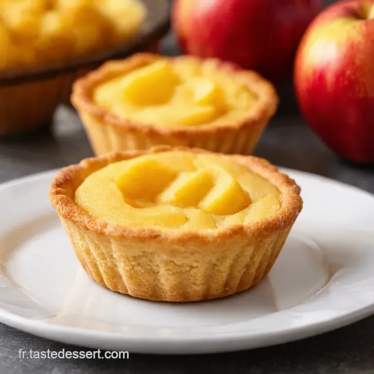 Tartelettes Express Aux Pommes Et &Agrave; La Cannelle presentation